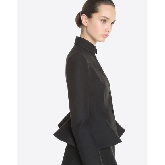 Valentino Crepe Couture flare Jacket Soft Pink - Picture 4 of 13